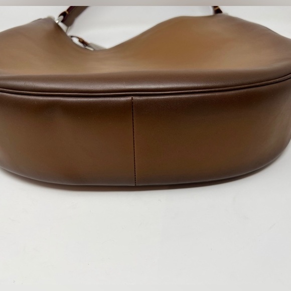 NWOT Coach Tan Leather Hobo Shoulder Bag - Picture 3 of 5